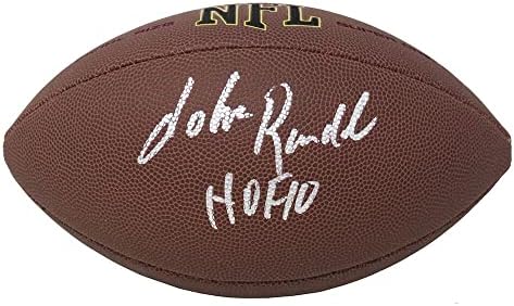 John Randle, Wilson Super Grip Tam Boy NFL Futbolunu HOF'10 ile İmzaladı - İmzalı Futbol Topları