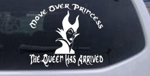 Prenseslerin Üzerinden Geçin Kraliçe Geldi Komik Çıkartma - Pencereler, Arabalar, Kamyonlar, Dizüstü Bilgisayarlar vb.İçin