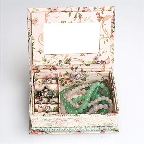 SCDHZP Çin Mücevher Kutusu Depolama Ahşap Taze Şık Takı saklama Kutusu Vintage Mücevher Kutusu Kadınlar Kızlar için