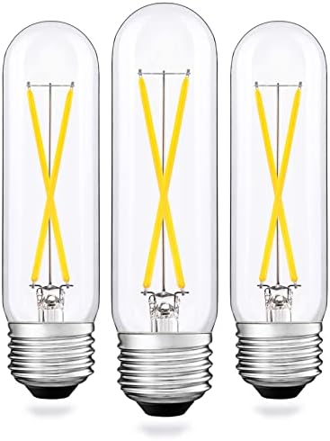 T10 LED Ampuller Günışığı 5000 K LED tübüler Edison Ampul 2 W kısılabilir tüp Vintage Led Ampuller 25 Watt eşdeğer, E26 orta