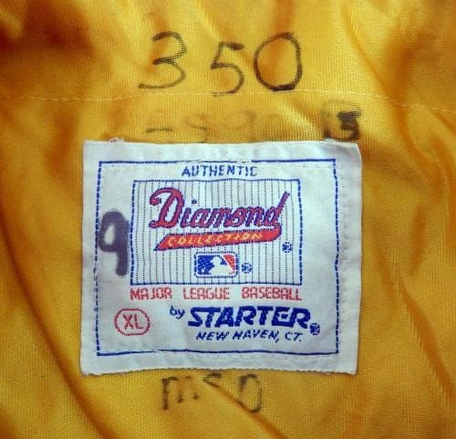 1980'lerin Sonu 1990'ların başı Houston Astros 9 Oyun Kullanılmış Donanma Ceketi XL DP32922 - Oyun Kullanılmış MLB Ceketleri