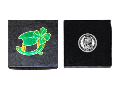 Şanslı Param – 1969'ların Jefferson Nikel – Mücevher Geçirmez Koşulu – “İrlandalıların Şansı Hediye Kutusunda
