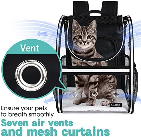 BAGLHER Genişletilebilir evcil hayvan taşıyıcı Sırt çantası, Küçük Kediler yavru Köpekler tavşan için Pet Kabarcık Sırt çantası,