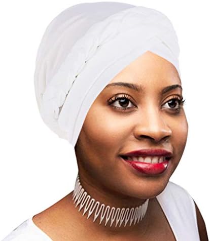 Novarena Afrika Türban Kadınlar için Düğüm Önceden Bağlı Kaput Bere Kap Headwrap
