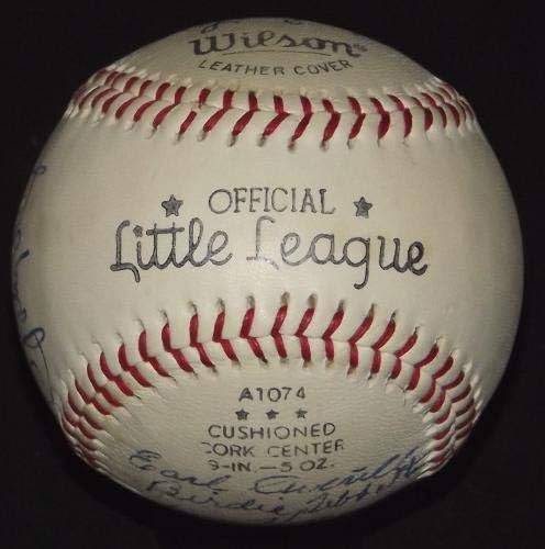 Pee Wee Reese Judy Johnson Earl Averill İmzalı Beyzbol JSA AH loa'yı İmzaladı! - İmzalı Beyzbol Topları