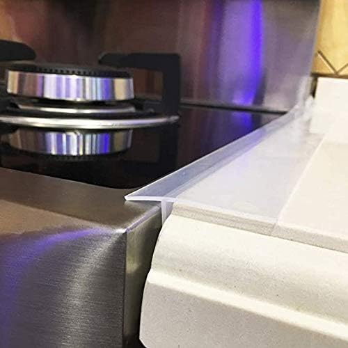 Mutfak silikon soba kapağı,25 inç silikon boşluk durdurucu mutfak sobası sayacı boşluk kapakları,ısıya dayanıklı uzun Mutfak