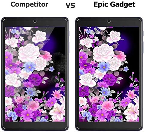 [2'li Paket]EpicGadget Cam Ekran Koruyucu için Onn 7 inç Tablet Gen 3 (2022 Model: 100071481) - Temperli Cam Filmi / Yüksek