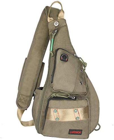 Larswon asma sırt çantası, tek kollu çanta, Kadınlar için Crossbody çanta Küçük Sırt Çantası Erkekler Sırt Çantaları Küçük