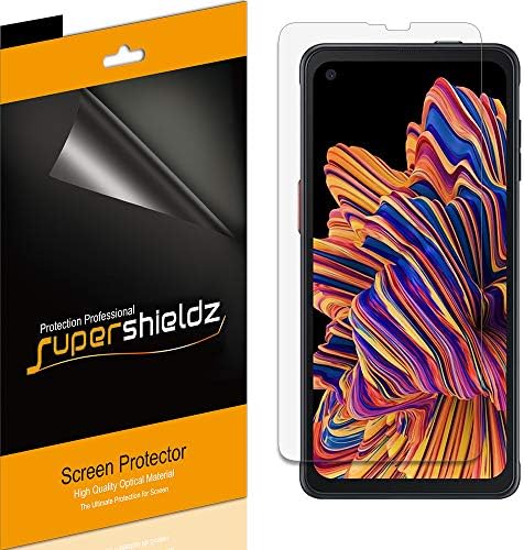 (6 Paket) Supershieldz Samsung Galaxy Xcover Pro Ekran Koruyucu için Tasarlanmış, Parlama Önleyici ve Parmak izi Önleyici