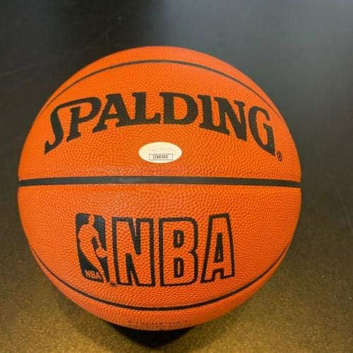 Nadir John Havlicek, JSA COA İmzalı Basketbollarla Spalding NBA Resmi Basketbol Maçına İmza Attı