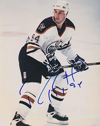 Ryan Smyth Edmonton Oilers İmzalı 8x10 Fotoğraf-HOFer İmzalı NHL Fotoğrafları