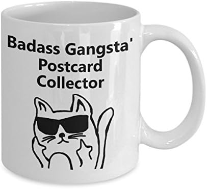 Badass Gangsta ' Kartpostal Toplayıcı Kahve Kupası