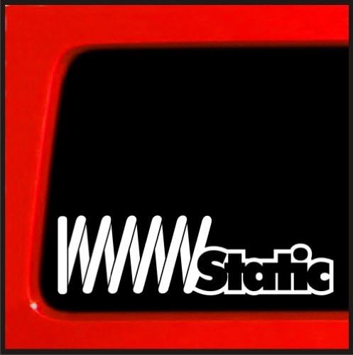 Etiket Bağlantısı / Statik tampon çıkartması Çıkartması Araba, Kamyon, Pencere, Dizüstü Bilgisayar / 2.25 x 7.5 (Beyaz)