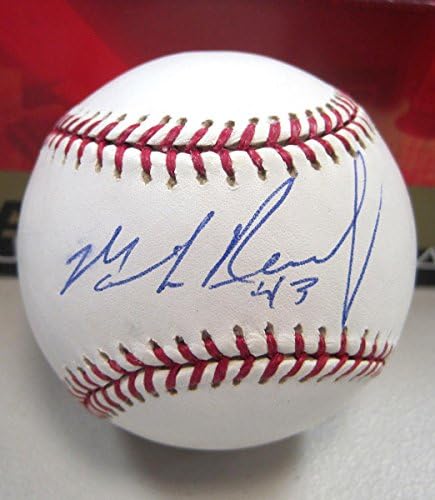 Mike Remlinger Atlanta Braves İmzalı Beyzbol Birinci Ligi W/coa İmzalı Beyzbol Topları