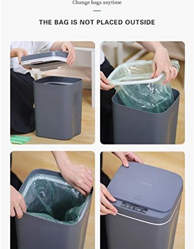 n / a Akıllı çöp tenekesi Otomatik sensörlü çöp kovası Akıllı Sensör Elektrikli çöp kutusu Ev çöp kutusu Mutfak Banyo Çöp