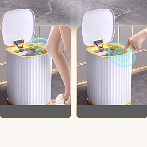 ABECEL çöp tenekesi, Akıllı Sensör çöp tenekesi Mutfak Banyo Tuvalet çöp tenekesi En İyi Otomatik İndüksiyon Su Geçirmez