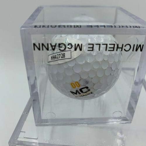 Michelle McGann İmzalı Golf Topu pga'yı JSA COA İmzalı Golf Topları ile İmzaladı