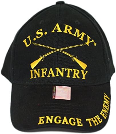 Ay ABD Ordusu Piyade Çapraz Tüfek Şube Amblemi İşlemeli Şapka Beni Takip Meşgul Premium Kalite Baba Şapka Erkekler Kadınlar