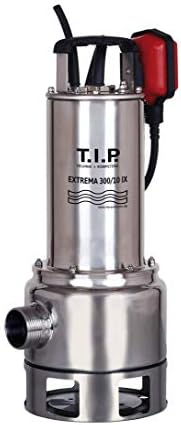 T. I. P. 30072 Dalgıç Kanalizasyon Pompası, Paslanmaz Çelik, Paslanmaz Çelik Çarklı Extrema 300/10 Pro, Maksimum Akış Hızı