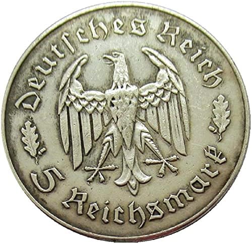 Almanya 5 Mark 1934 Dış Kopya Bakır Hatıra Paraları