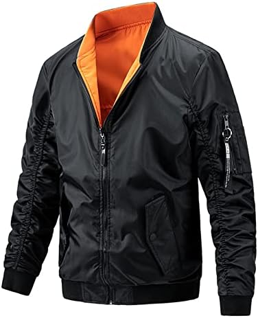 Sonbahar Ceket Erkekler İçin, Uzun Kollu Mont Erkek Moda Spor Sonbahar Artı Boyutu Sıcak Ceket Hoodies Zip Fit Katı Thick1