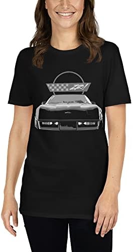 JG Sonsuz Chevy C4 ' Vette ZR1 Kısa kollu Unisex Tişört Siyah