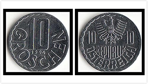 Avrupa Yeni Avusturya 10 Grospershen Paraları 1994 Baskı Yabancı Paralar Hatıra Koleksiyonu