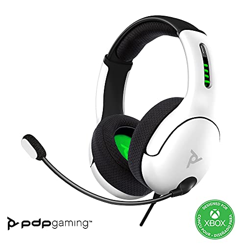 PDP Gaming LVL50 Kablolu Stereo Oyun Kulaklığı: Beyaz-Xbox Serisi X / S, Xbox One, Xbox