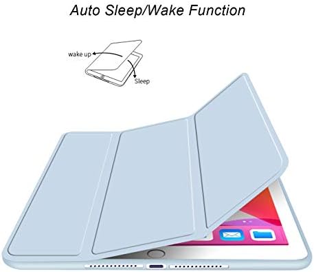 Aoub iPad kılıfı 7.9 inç Mini 4 2015, Ultra İnce Hafif Üç Katlı Standı Akıllı Kapak, Otomatik Uyku / Uyandırma, Yumuşak TPU