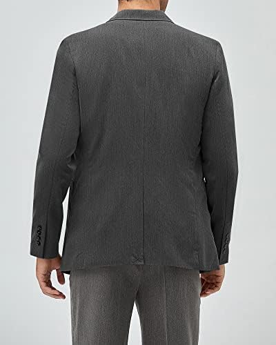 Erkek Casual Blazer Ceket Slim Fit Hafif Spor Ceket İki Düğme Katı takım elbise Ceketler