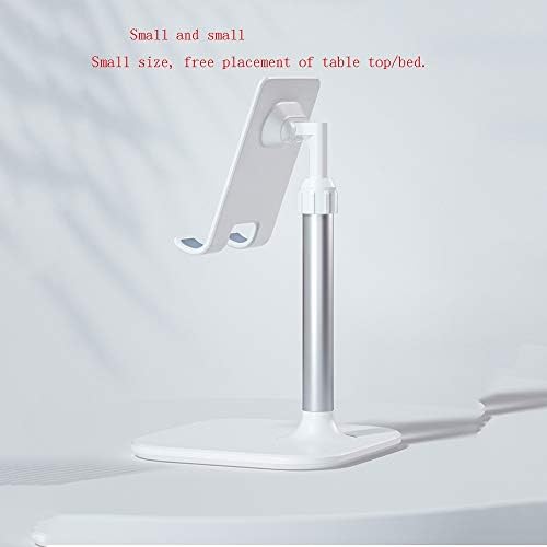 TWDYC Alaşım Kaldırma Masaüstü Tablet Telefon Standı Tutucu Ayarlanabilir Tablet Masası Cep Telefonu Dağı (Renk: Beyaz)