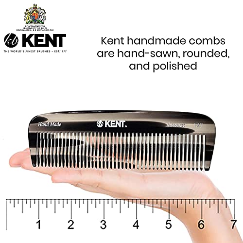 Kent 12T Tüm Kaba Saç Dolaşık Açıcı Tarak Geniş Diş cep tarağı Kalın Kıvırcık Dalgalı Saçlar için. Saç, Sakal ve Bıyık Şekillendirmek