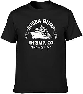 KABEN Giyim Bubba Gump Karides esinlenerek Forrest Gump erkek tişört