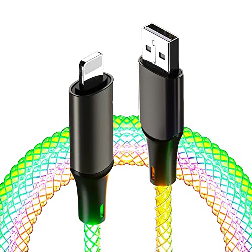 ACEDOAMARE LED Akan Şarj Kablosu Hızlı Şarj Telefon Şarj Cihazı USB C L Kablo Şarj Veri Aktarımı Dizüstü / Tablet/Cep Telefonu