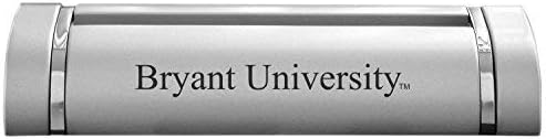 UXG, Inc. Bryant Üniversitesi-Çalışma Masası Kartvizitlik-Gümüş