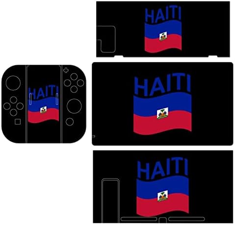 Bayrağı Haiti Çıkartmalar koruyucu film Sticker Kişiselleştirilmiş Tam sargı çıkartma Nintendo Anahtarı ile Uyumlu