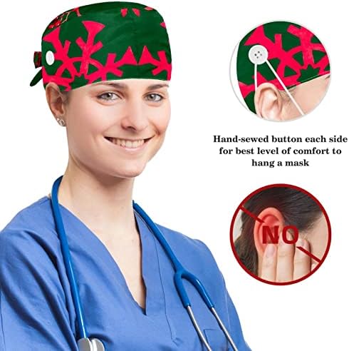 Noel ayarlanabilir kabarık kapaklar şapkalar çalışma kap yay saç toka ile