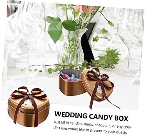 VİCASKY 3 adet kutuları Kapak Teneke Düğün Şekilli Yıldönümü Iyilik Sevgililer Doğum Günü Noel Sandviç Tedavi Tatil Cm Büyük