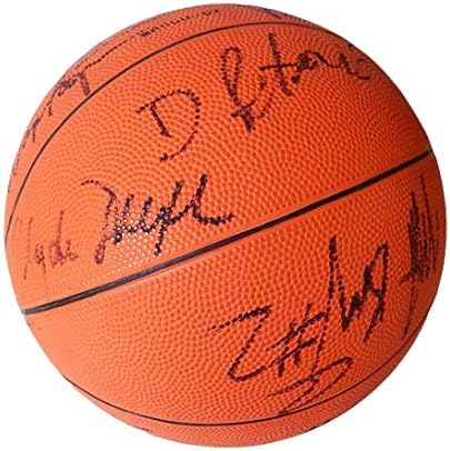 1989-90 Portland Trail Blazers İmzalı Basketbol 14 Otomobil JSA Petrovic Drexler - İmzalı Basketbol Topları