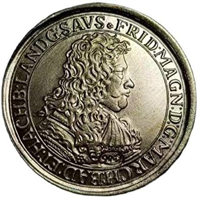1681 Almanya Hatıra Paraları Bakır Altın Renk Sikke Koleksiyonu El Sanatları Hatıra Aile Sikke Dekorasyon Hediye