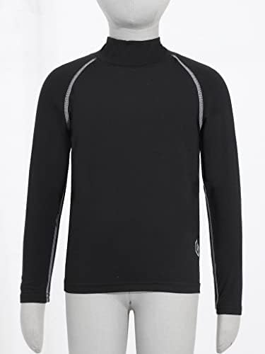 TTAO Erkek Termal Fanila Uzun Kollu Baselayers Spor Gömlek termal iç çamaşır Koşu Egzersiz T-Shirt