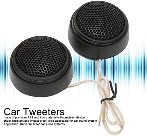 Dılwe 2 Adet Araba Dome Tweeter, 1000W Yüksek Hassasiyetli Ses stereo hoparlör Tabanı, çift Tweeter'lar Araç Ses Sistemleri