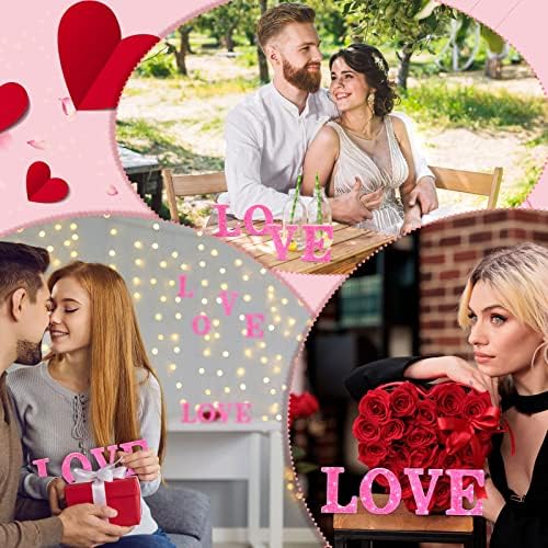 4 Adet sevgililer Günü Aşk İşareti Aşk Ahşap Harfler Rustik Sevgililer masa süsü Aşk Mektupları Blok Aşk Ahşap İşaretler