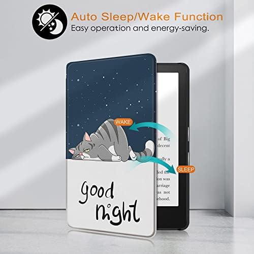 Kindle Oasis Durumda 10th ve 9th Nesil 7 İnç Premium PU Deri Akıllı Kapak Kindle Oasis için Otomatik Uyku Wake Özelliği ile,