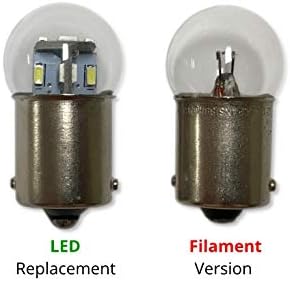 Aero-Lites 89 67 303 Minyatür Ampul LED Değiştirme / 12/28 Volt AC / DC / Taban Stili: BA15S / Değiştirme 67, 69,