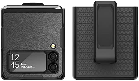 Cep Telefonu Flip Case Telefon Flip Case Samsung Galaxy Z Flip 3 Kılıf Kılıf ile uyumlu, Combo Kabuk ve Kılıf Kılıf-Dahili
