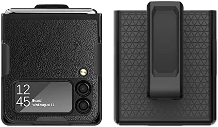 Telefon Flip Case Kapak Telefon Flip Case Samsung Galaxy Z Flip 3 Kılıf Kılıf ile uyumlu, Combo Kabuk ve Kılıf Kılıf-Dahili