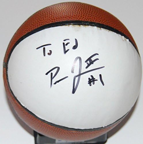 PERRY JONES imzalı (IOWA WOLVES) mini basketbol * BAYLOR BEARS * COA İmzalı Kolej Basketbollarıyla