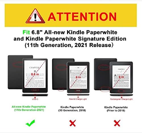Kindle için kılıf, E-Kitap Koruyucu Kapak için 6 Kindle 8th Nesil (Kindle 8th Gen Bültenleri) Ereader İnce Koruyucu