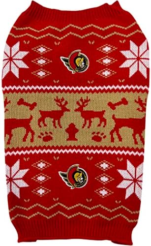 Evcil İlk NHL Montreal Canadiens Noel Köpek Kazak, Boyutu Büyük, Tatil Kostüm Köpekler için, Sıcak ve Sportif PET X-MAS Kazak